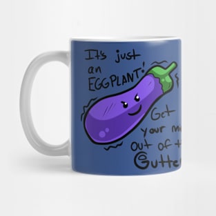 Eggplant Friend Mug